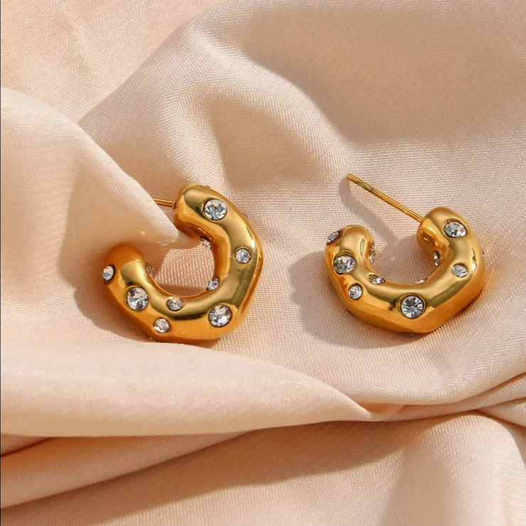 Chunky Hoop Earrings