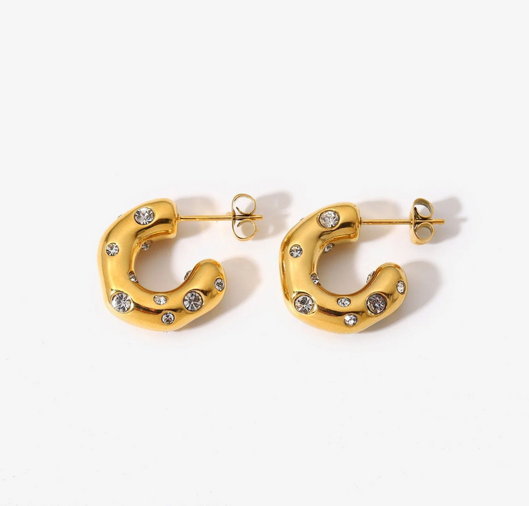 Chunky Hoop Earrings