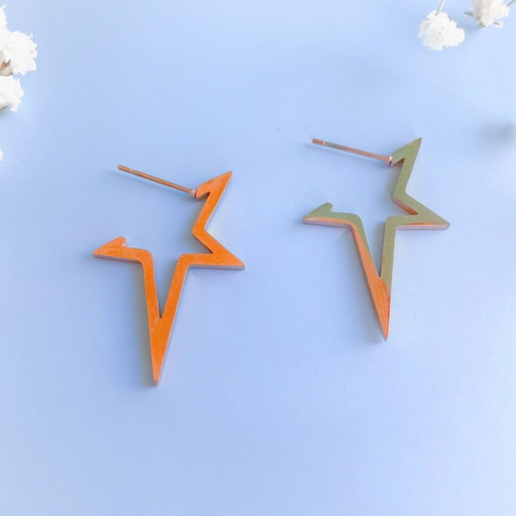 Punk Star Stud Earrings