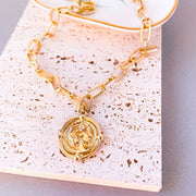 Roman Gold Coin Necklace