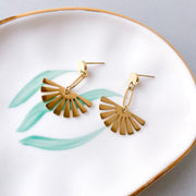 Fan Dangle Earrings