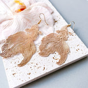 Koi Fish Drop Earrings