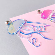 Jellyfish Sparkle Drop Earrings