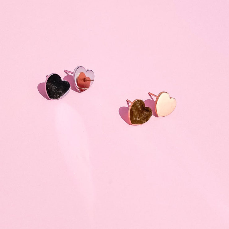 Angel Heart Stud Earrings