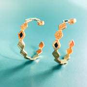 Mid Century Vibes Hoop Earrings