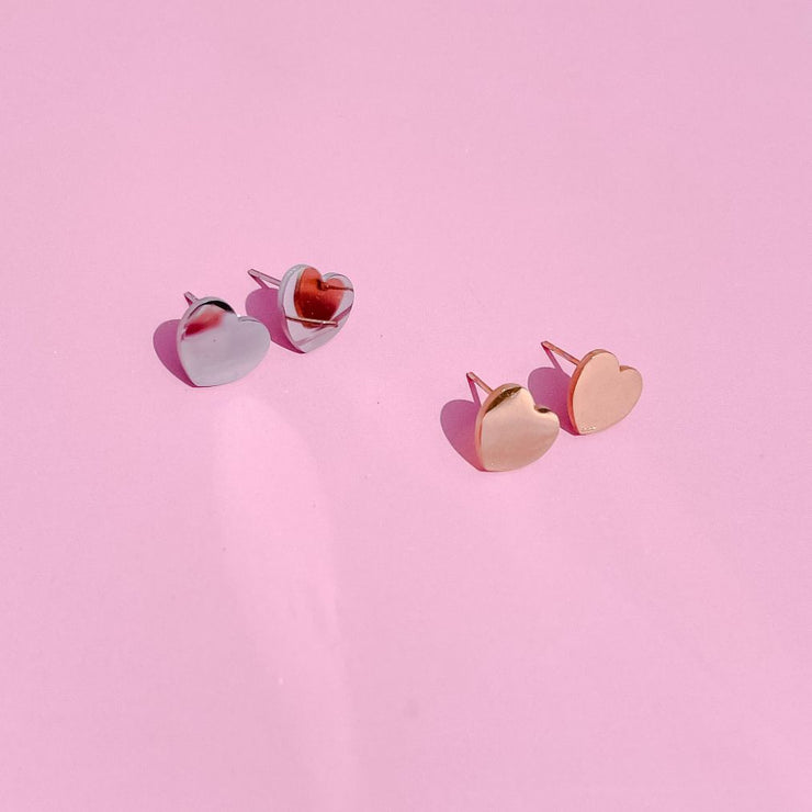 Angel Heart Stud Earrings