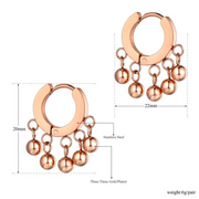 Round Ball Party Huggie Earrings