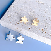 Puzzle Stud Earrings