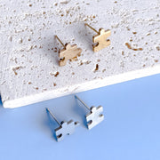 Puzzle Stud Earrings