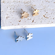 Puzzle Stud Earrings