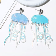 Jellyfish Sparkle Drop Earrings