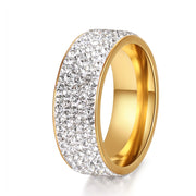 Rhinestone Beauty Statement Ring