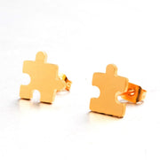 Puzzle Stud Earrings