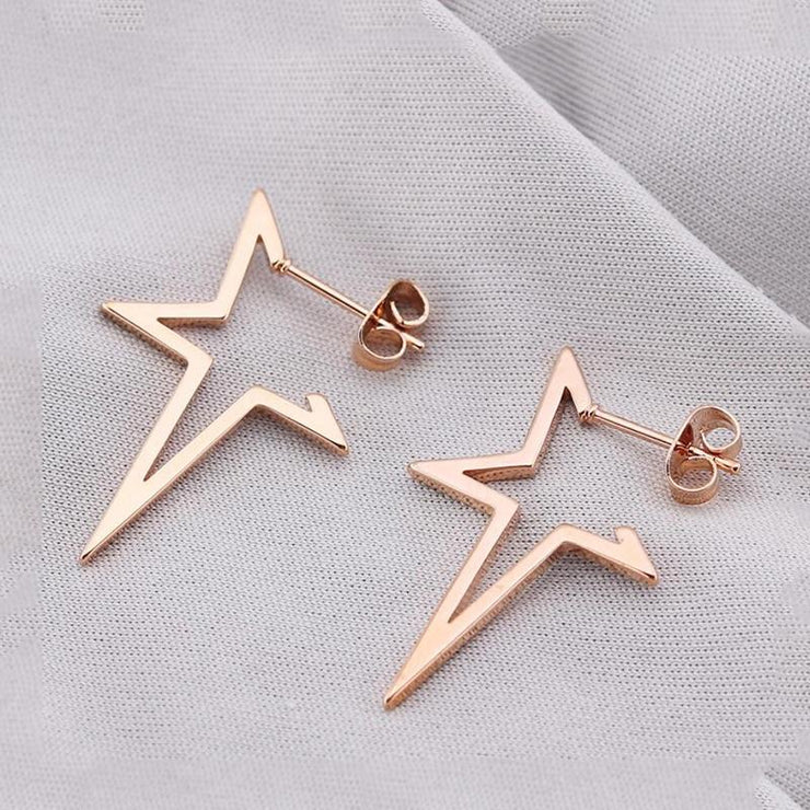 Punk Star Stud Earrings