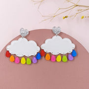 Rainbow Cloud Earrings