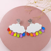 Rainbow Cloud Earrings