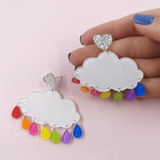 Rainbow Cloud Earrings